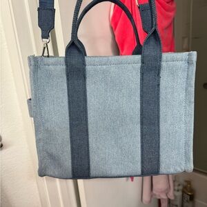 Mix no 6 demin tote bag